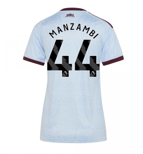 Aston Villa Johan Manzambi #44 Alternativní Dres pro Dámské 2026-27 Krátký Rukáv Aston Villa Johan Manzambi #44 Alternativní Dres pro Dámské 2026-27 Krátký Rukáv